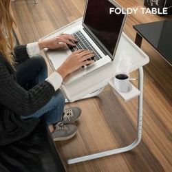 Square table pliante avec dessous de verre foldy table1